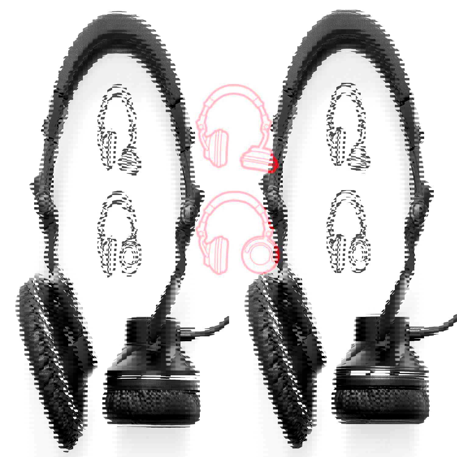 Hercules HDP DJ60 High Performance DJ Headphones