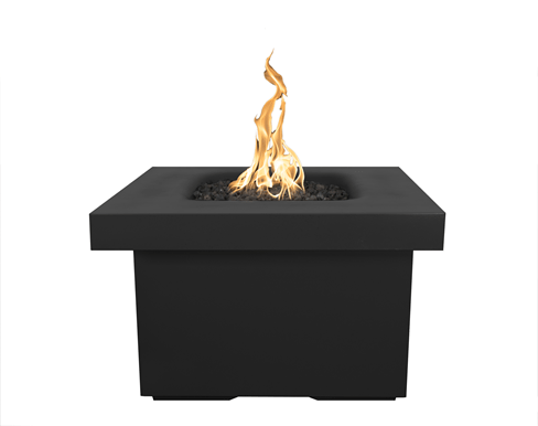 The Outdoor Plus Ramona Square Concrete Fire Table with Free Cover
