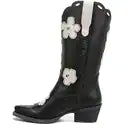 Jill 2 Cowboy Boot - Women's Faux Leather Floral Design Boots