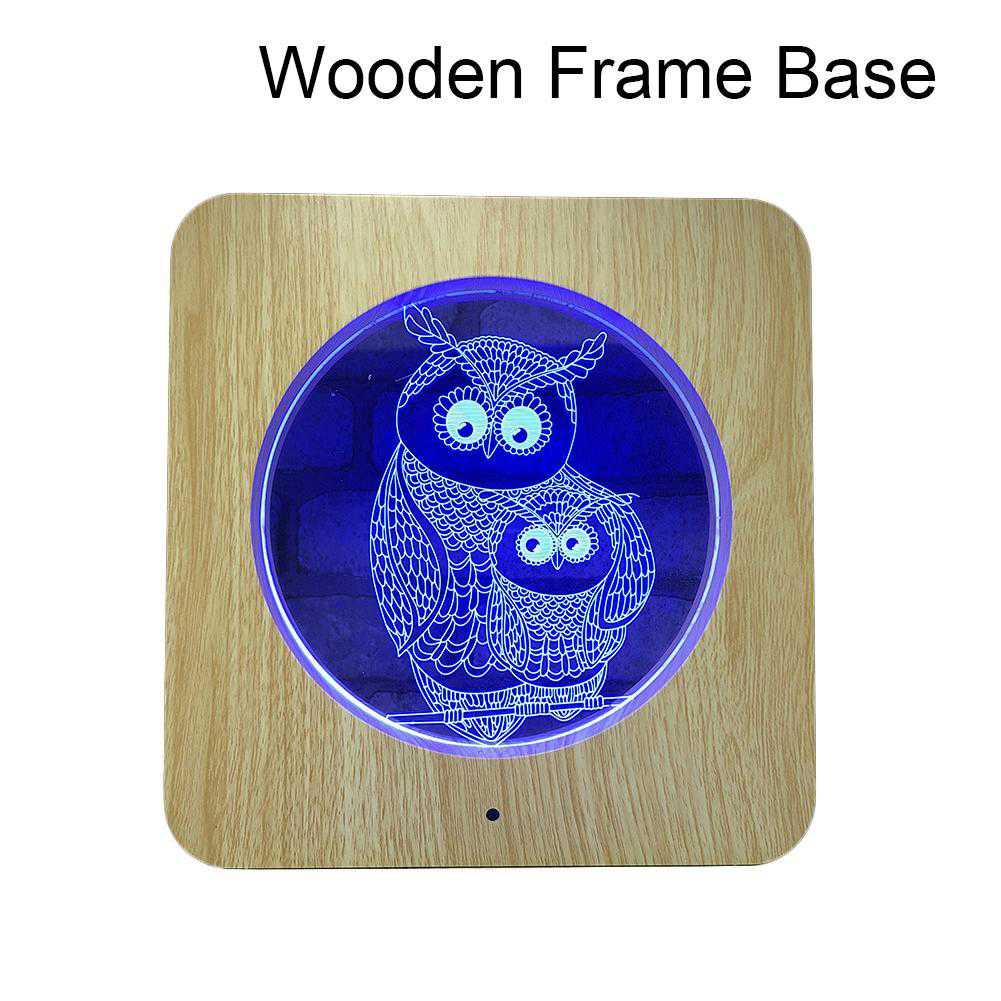 Fancy Sailboat Pirates of The Caribbean 3D Illusion LED Night Light