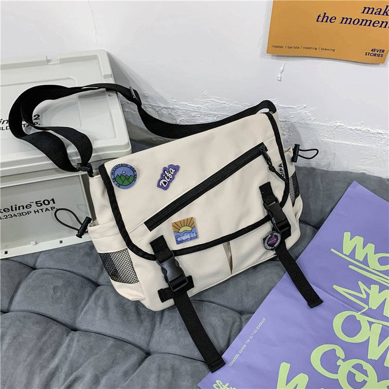 Cyflymder Unisex Large Capacity Casual Fashion Single Shoulder Bag