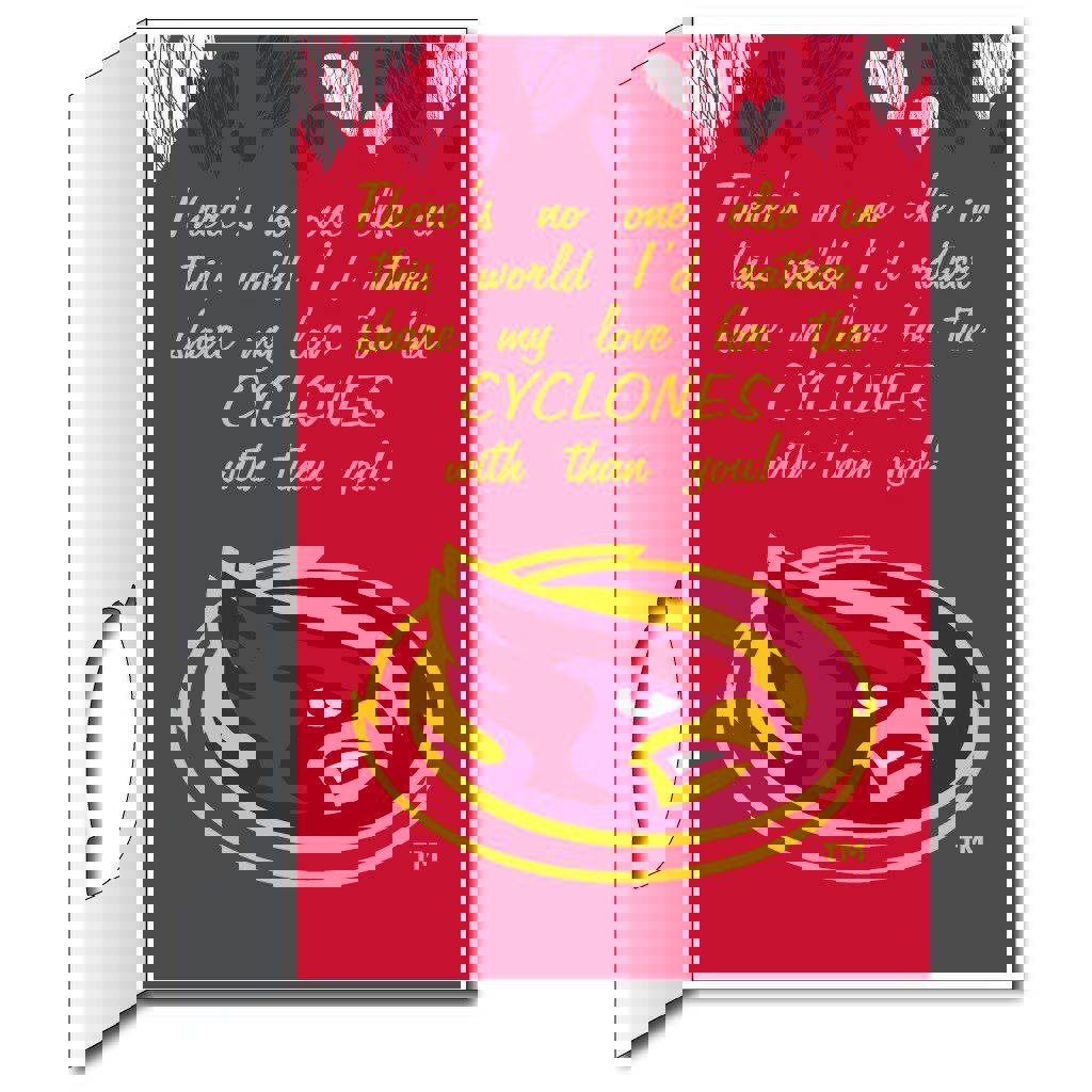 2x3 Huge Iowa State University Valentines Day Card & Yard Sign