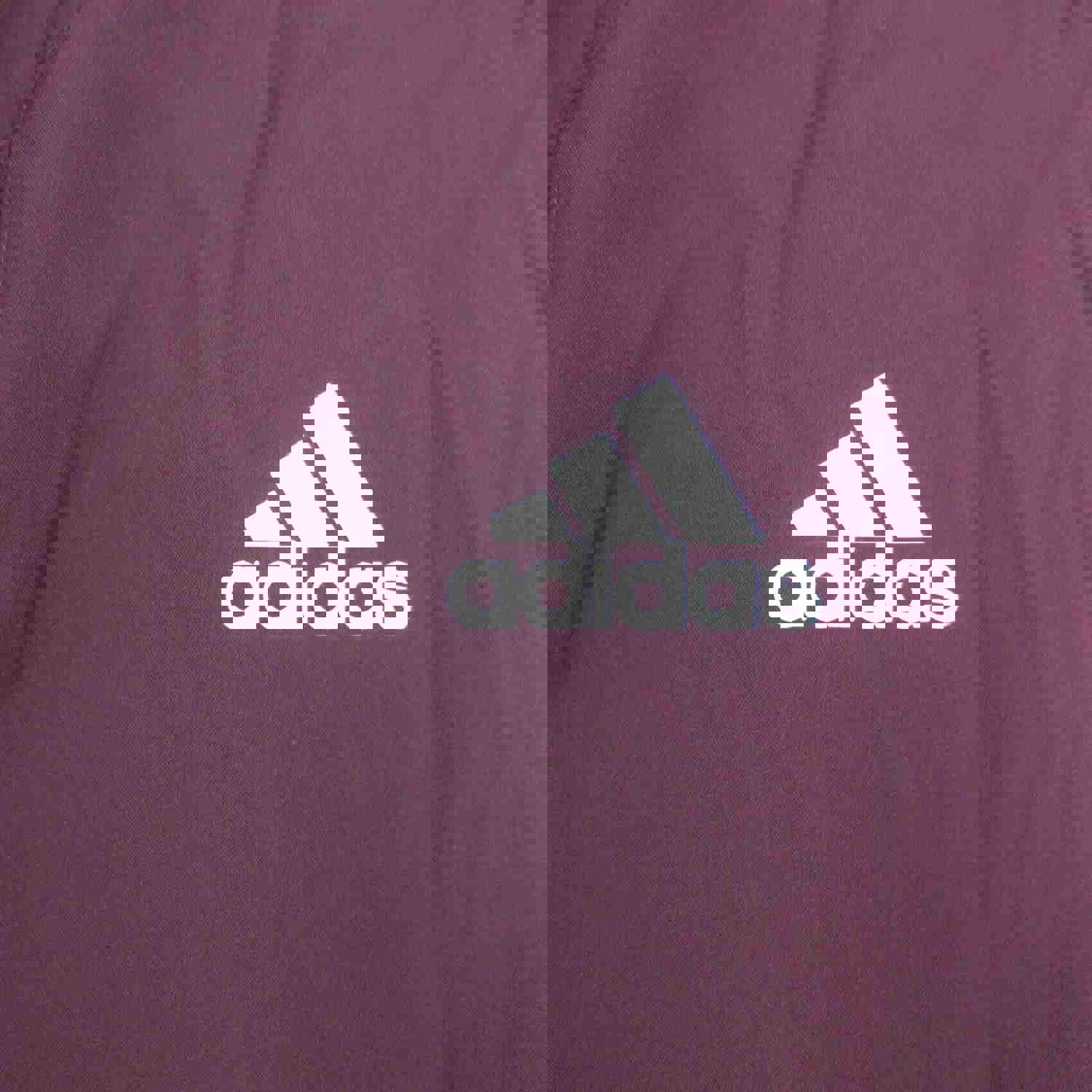 Adidas Men's Medium Red Long Sleeve Quarter Zip Sweatshirt for Outdoor Sports