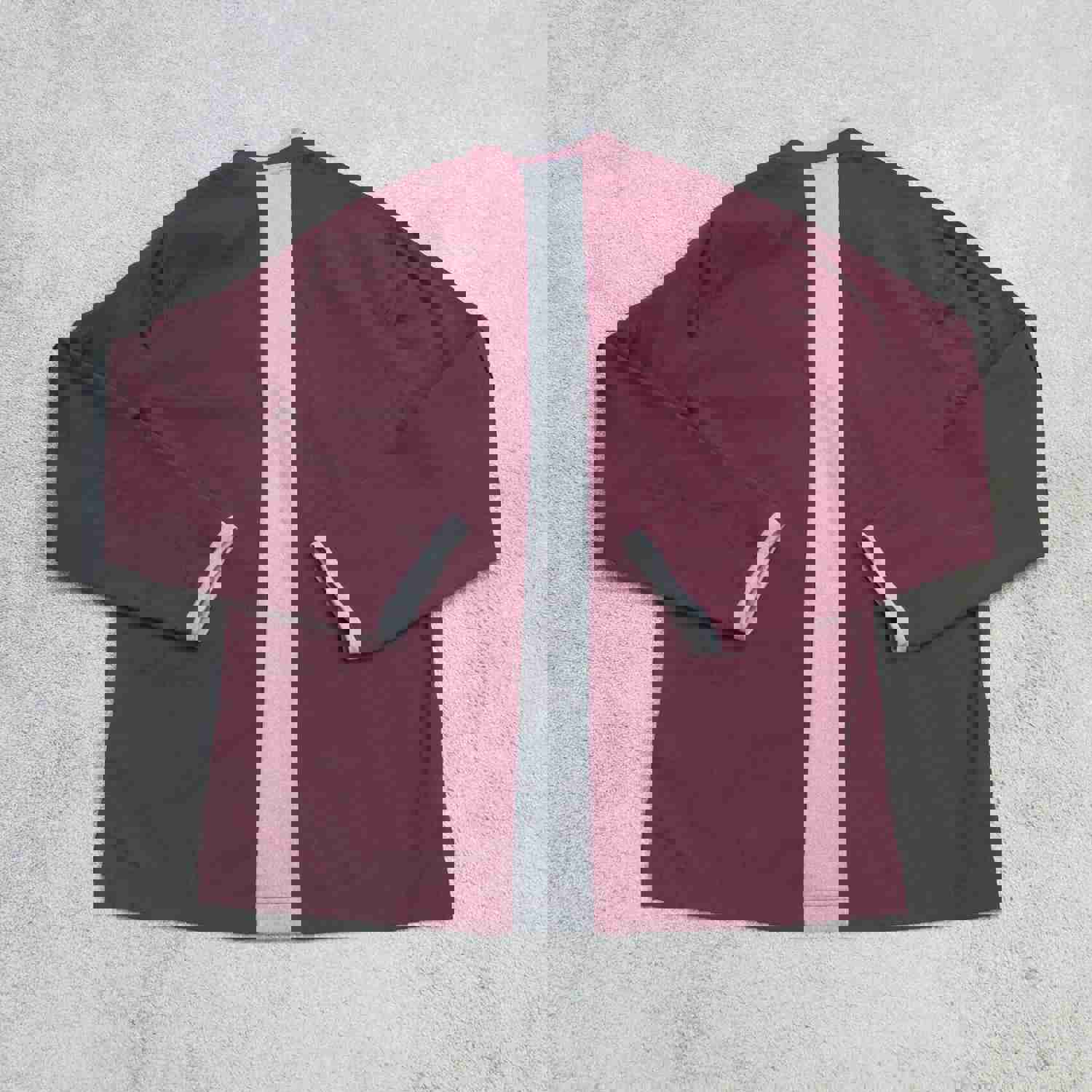 Adidas Men's Medium Red Long Sleeve Quarter Zip Sweatshirt for Outdoor Sports