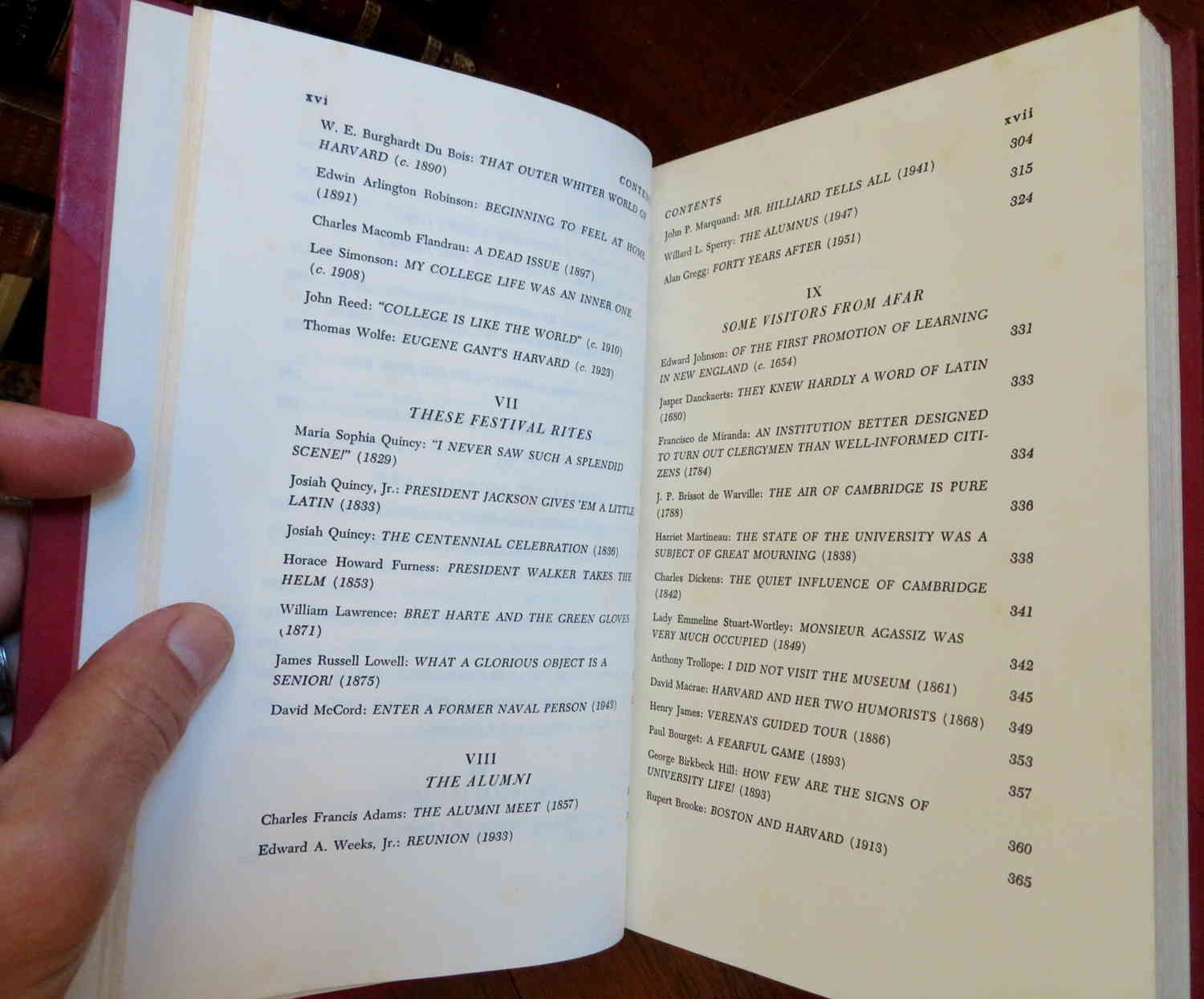 The Harvard Book 1967 by William Bentinck-Smith - Leather Bound Decorative Edition