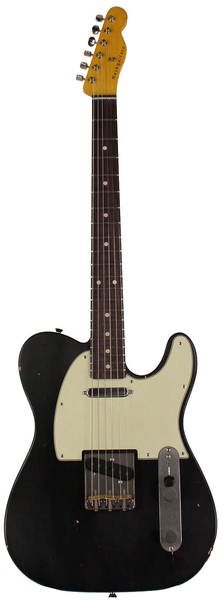 Nash T-63 Guitar, Black, Light Aging - Vintage Styled Tele Model