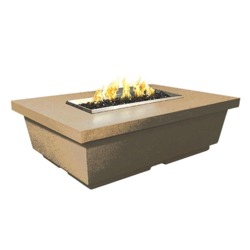 American Fyre Designs 52 Contempo Rectangle LP Gas Drawer Tank Firetable