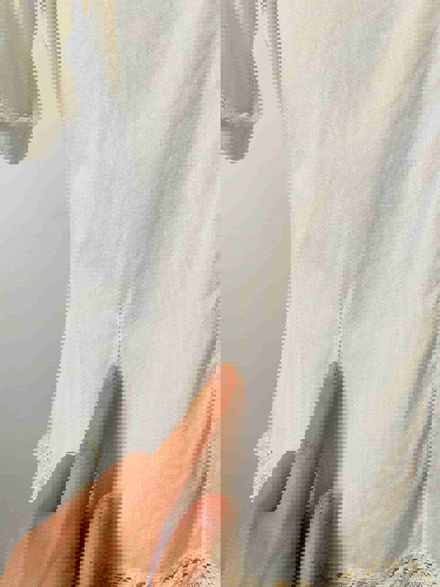 Vintage 1920s Embroidered Bed Jacket with Matching Bonnet