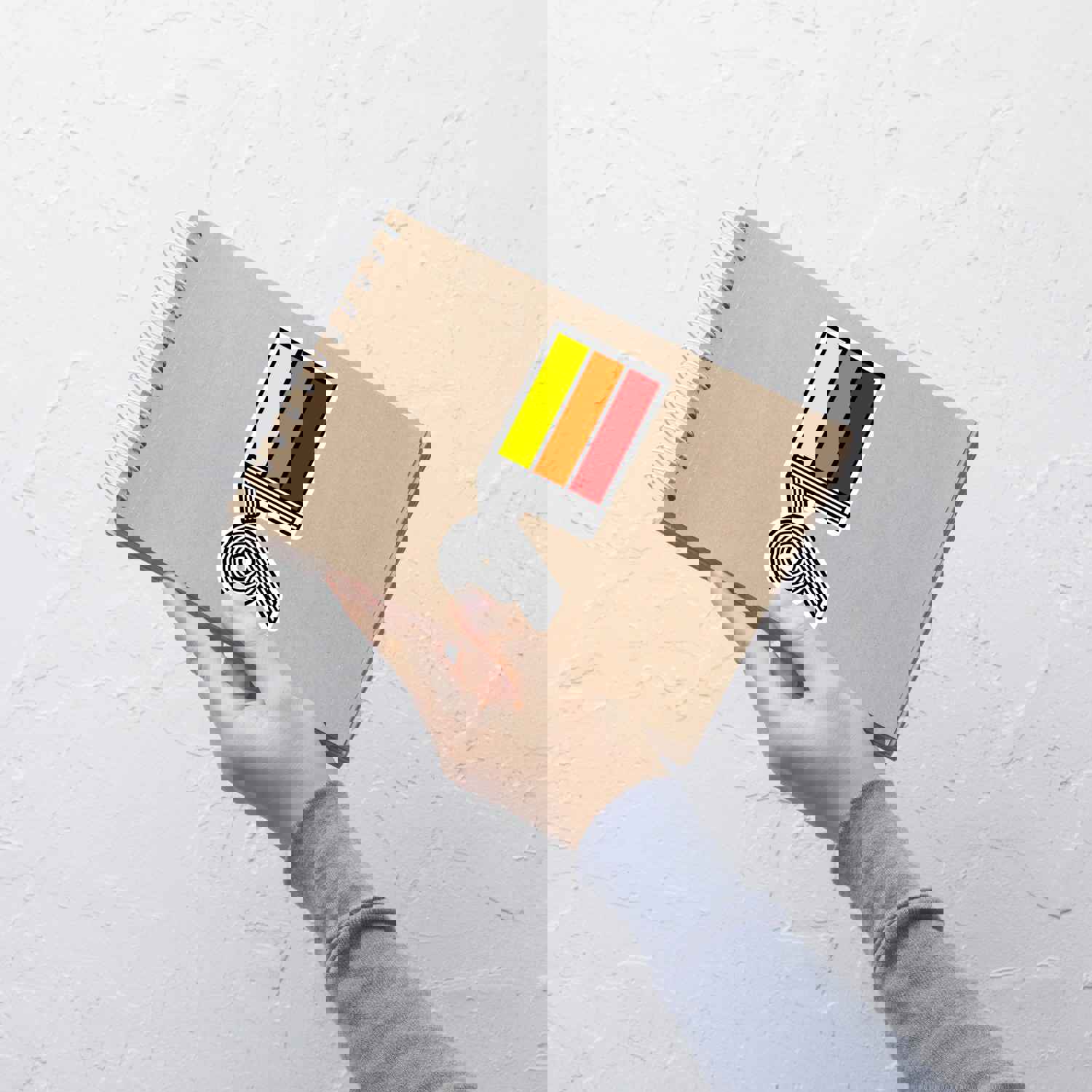 1991 Retro Tri-Line Decal Bubble-free Vinyl Stickers