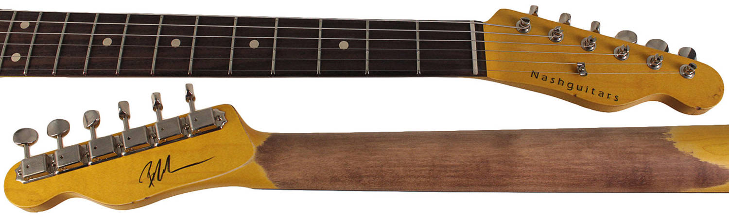 Nash T-63 Guitar, Black, Light Aging - Vintage Styled Tele Model