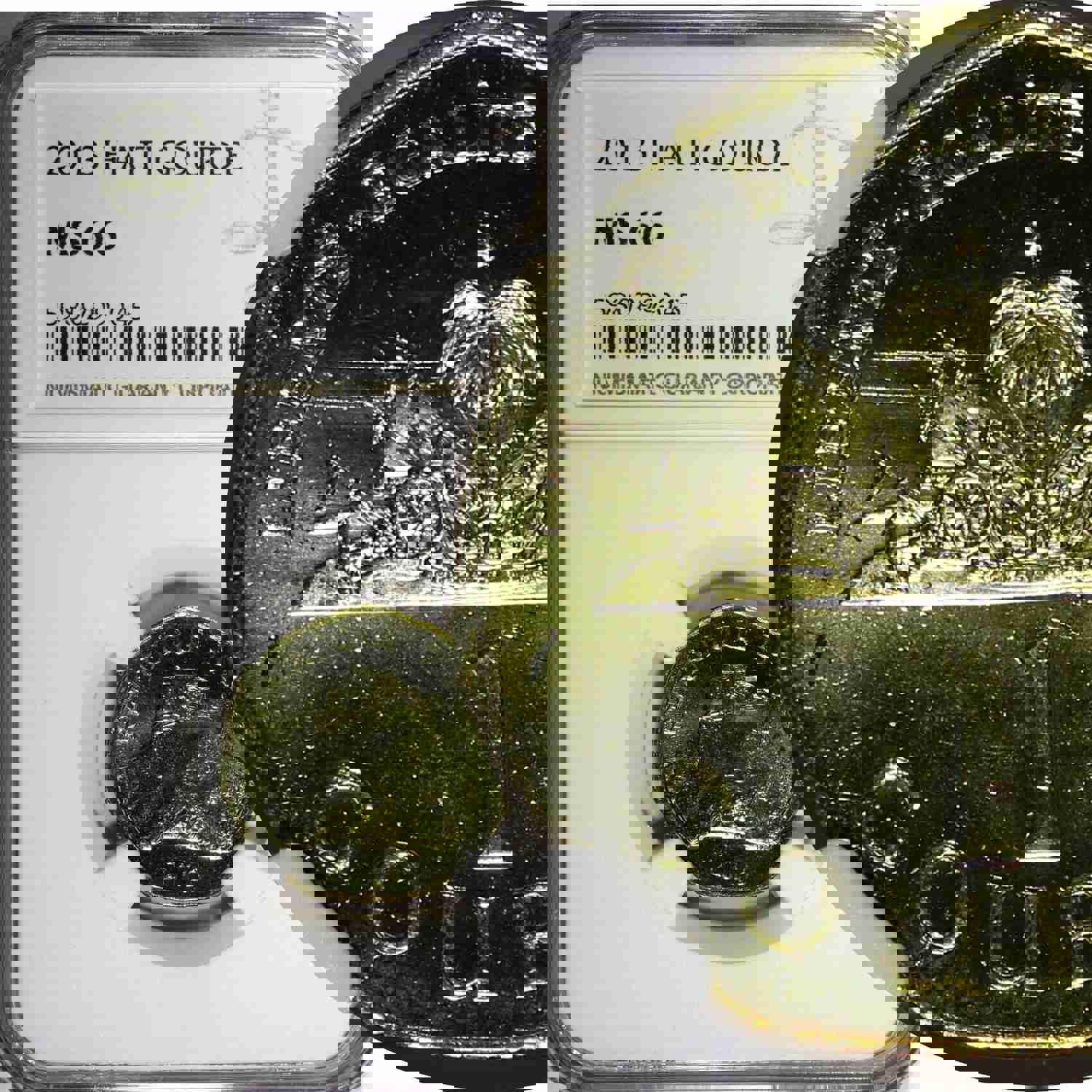 Haiti Brass 2013 1 Gourde NGC MS66 Citadelle de Roi Christophe KM# 155 (045)