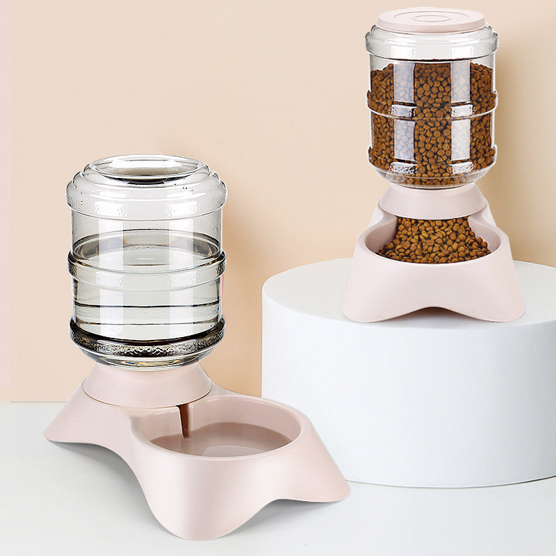Large Capacity Pet Feeder Water Fountain for Cats