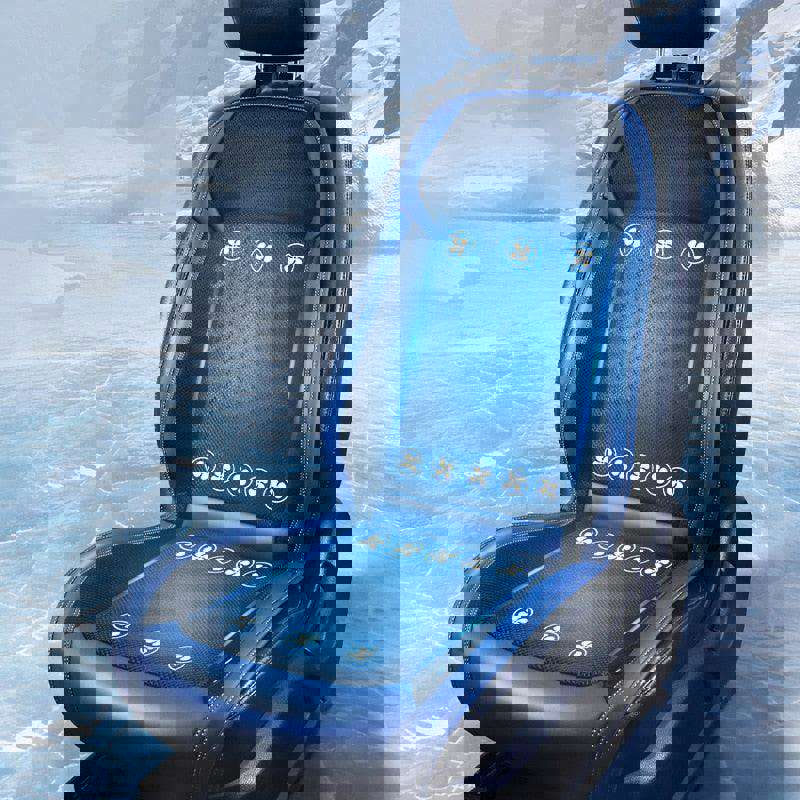12V/24V Summer Cool Massage Cushion with Fan Blowing Cool Ventilation for Car Seat