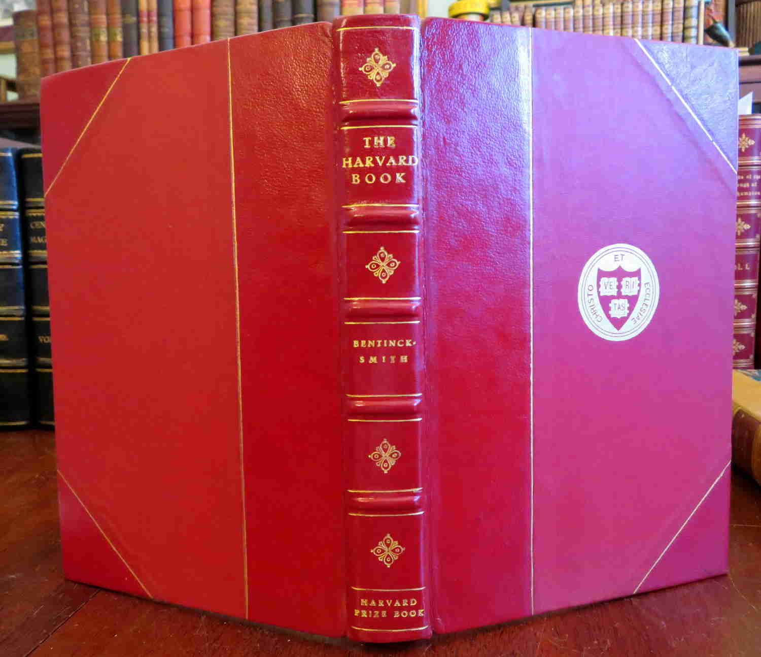 The Harvard Book 1967 by William Bentinck-Smith - Leather Bound Decorative Edition