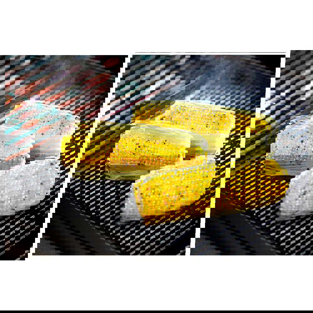 Mont Alpi MAI805BSS 43 Black Deluxe 6 Burner Grill Outdoor Kitchen Island