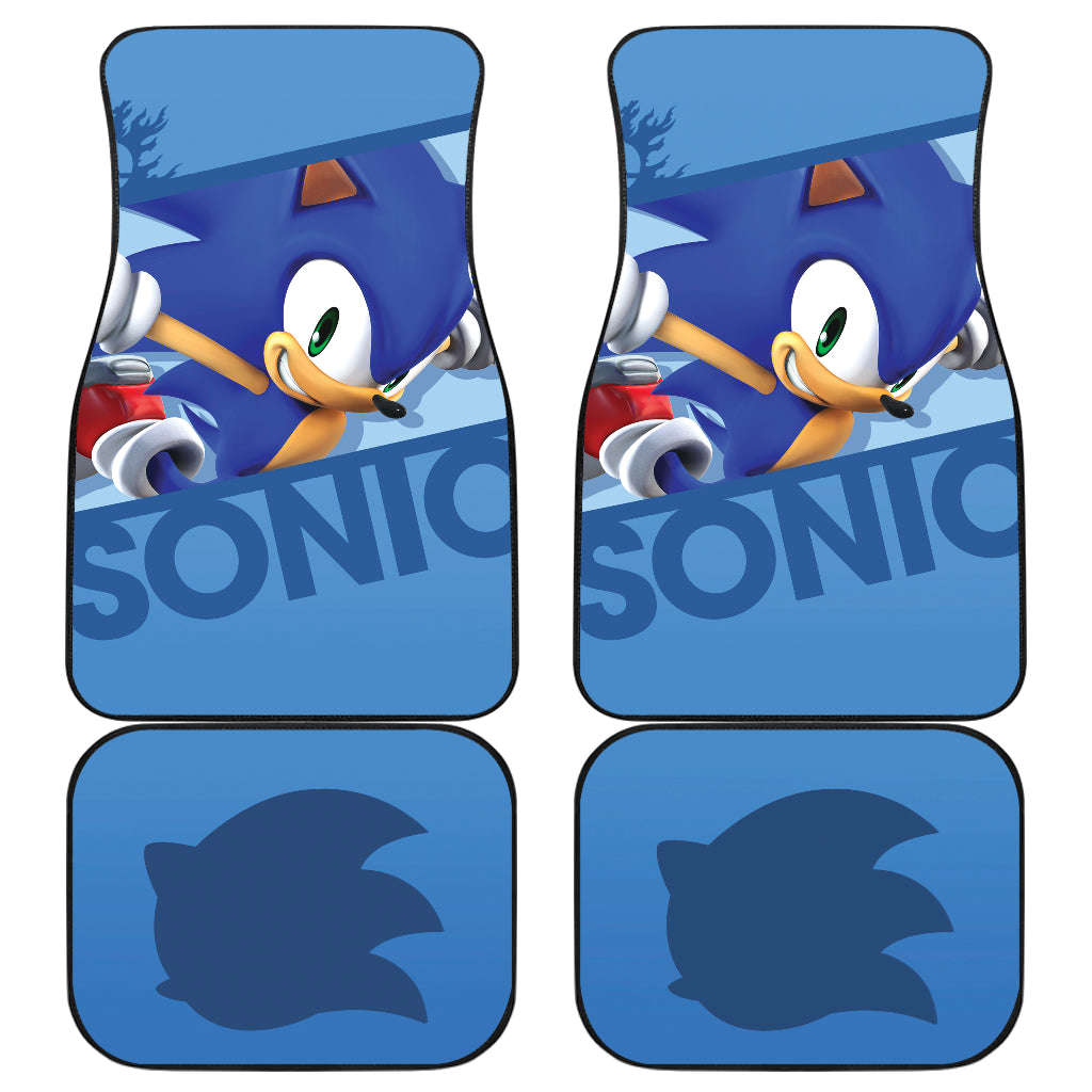 Sonic The Hedgehog Custom Car Floor Mats - Cartoon Car Accessories for Fans