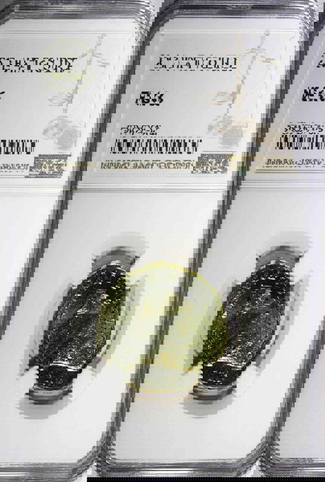 Haiti Brass 2013 1 Gourde NGC MS66 Citadelle de Roi Christophe KM# 155 (045)