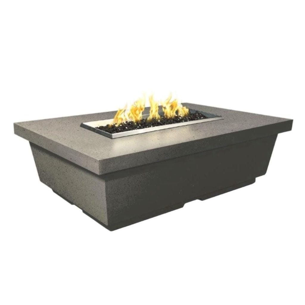 American Fyre Designs 52 Contempo Rectangle LP Gas Drawer Tank Firetable