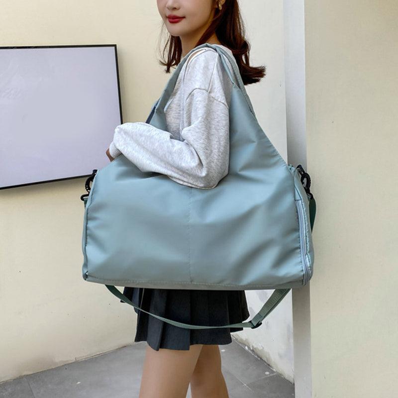 Women's Yoga Bag with Dry and Wet Separation for Sports and Travel