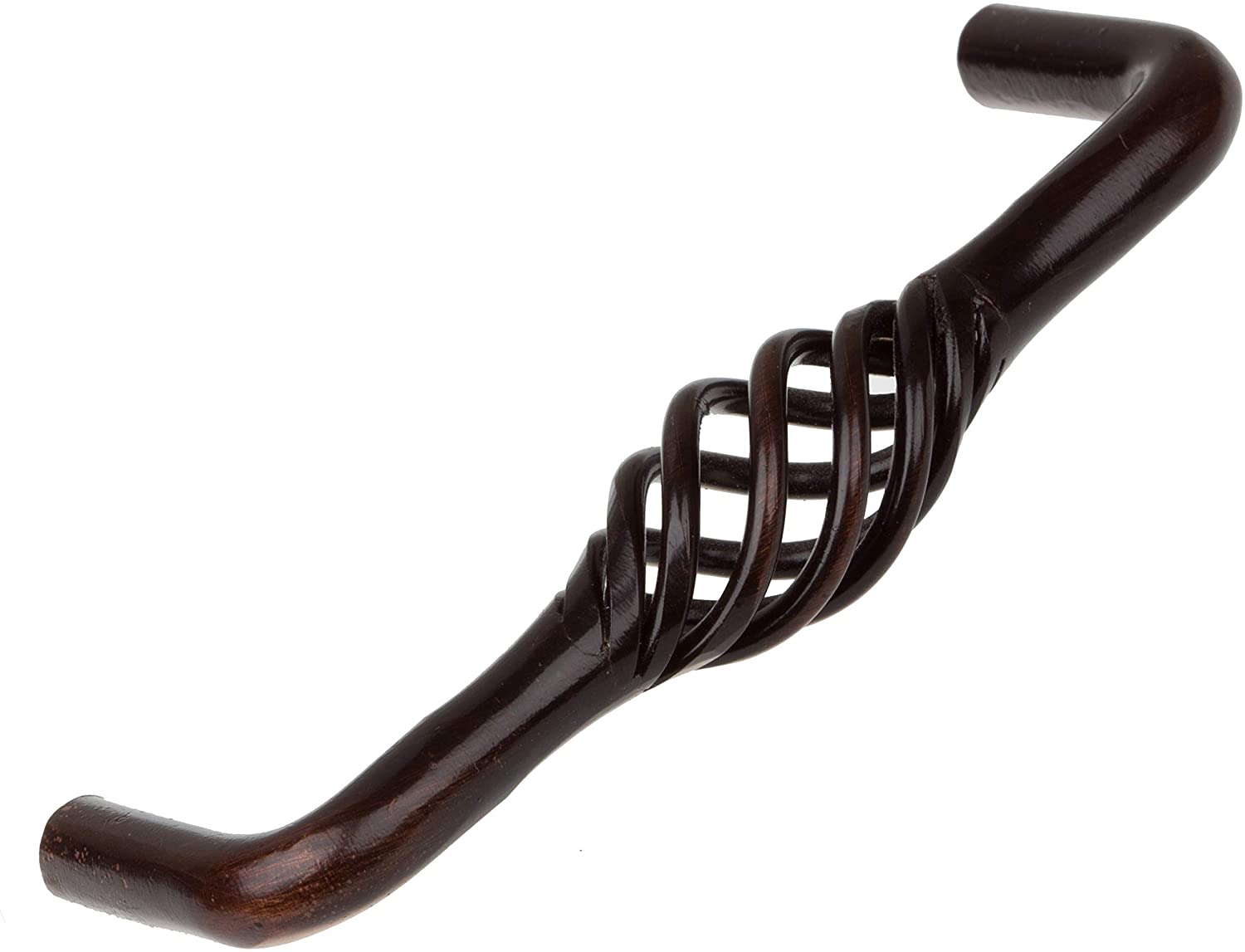 10-Pack Rustic Bronze Twisted Birdcage Cabinet Hardware Pulls with 3-3/4 Inch Screw Center