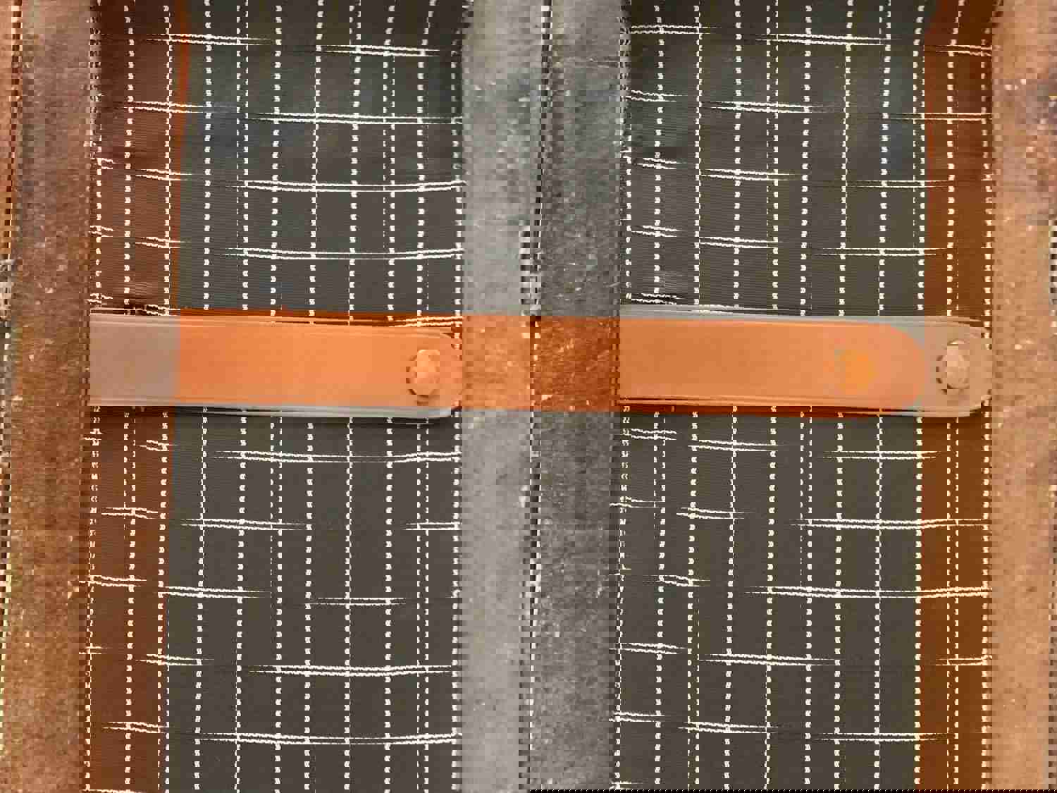 Vintage Leather Travel Tie Case - Caramel Brown, Gift for Him, Fathers Day, Traveler