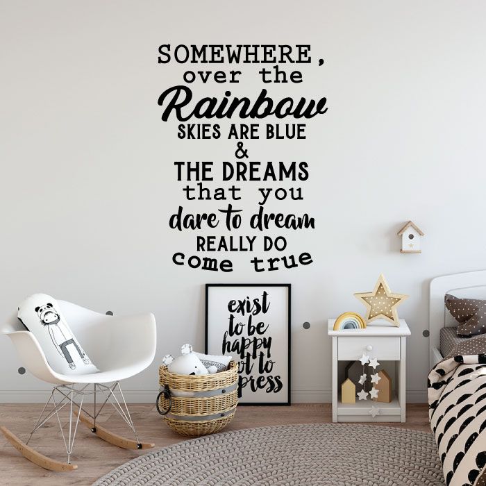 Inspirational Quote Vinyl Wall Sticker Decal - Dreams That You Dare To Dream