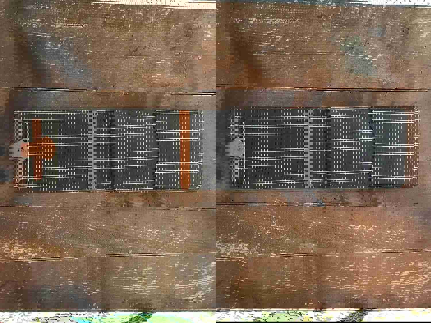 Vintage Leather Travel Tie Case - Caramel Brown, Gift for Him, Fathers Day, Traveler