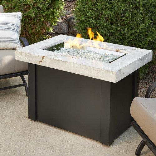 The Outdoor GreatRoom Company Providence Metal Gas Fire Pit Table