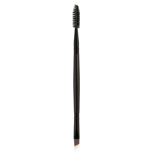 Pro Double Ended Eyebrow Eyelash Eyeliner Brushes - Beauty Makeup Tool with Single Liquid Eyeliner