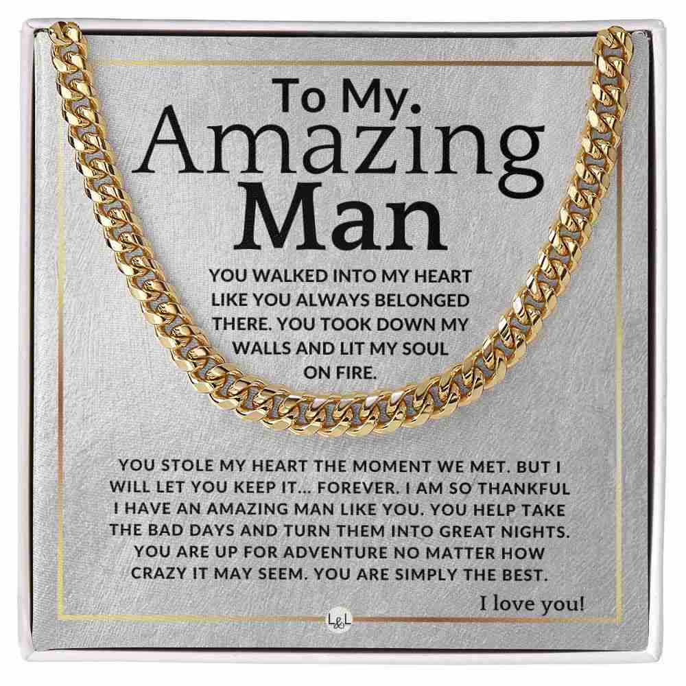 To My Man - Simply The Best - Meaningful Gift Ideas For Him