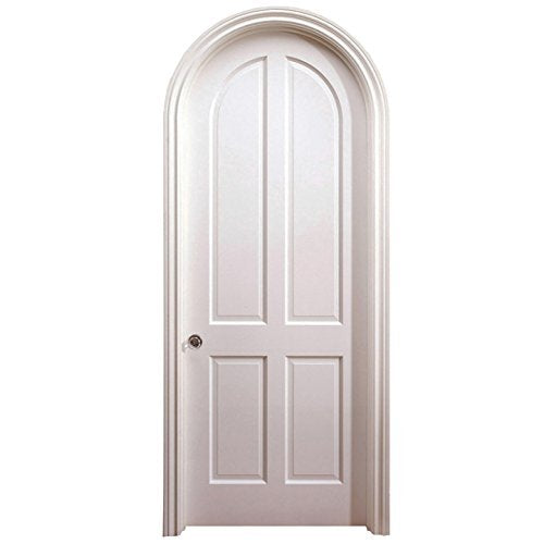 White Fairy Door - Wall Decal - 4.5" wide x 10" tall