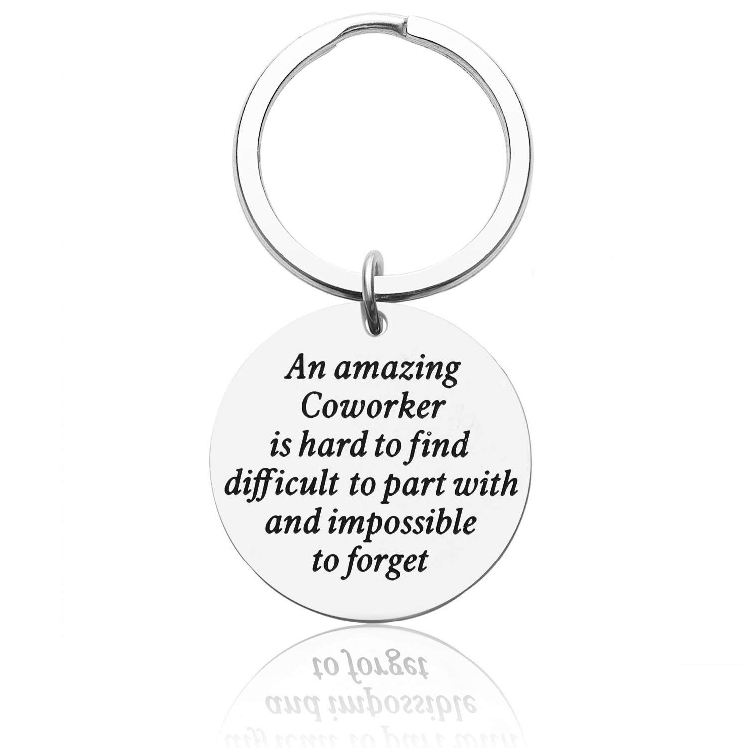 Coworker Leaving Retirement Gift Keychain for Women Men - Appreciation Farewell Jewelry