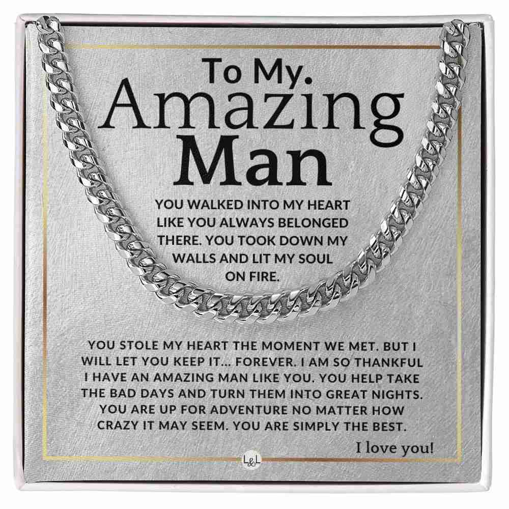 To My Man - Simply The Best - Meaningful Gift Ideas For Him