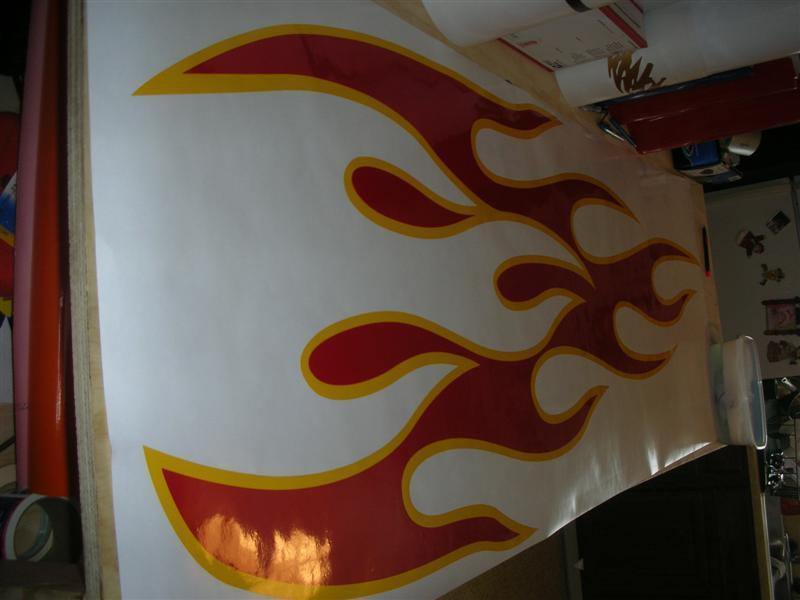 Tribal Flame Auto Truck Boat Car Stickers Graphics Decals Side Sets SP02