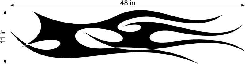 Racing Flames Auto Truck Boat Car Stickers Decals Side Sets EZ415