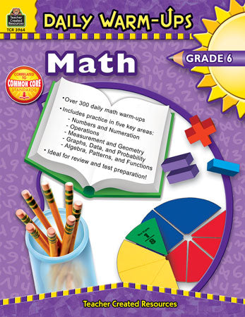 Daily Math Warm-Ups Grades 3-8