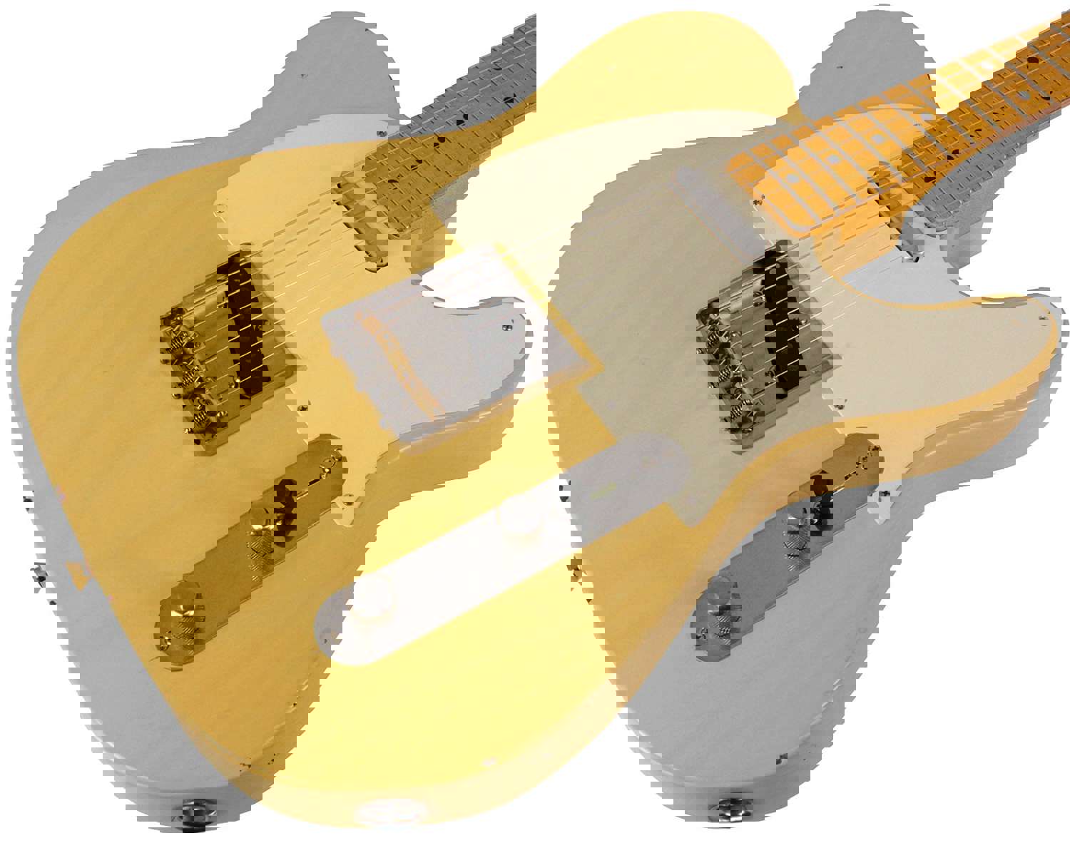 Nash T-57 Guitar, Trans Cream, Light Aging - Vintage Styled Tele Model