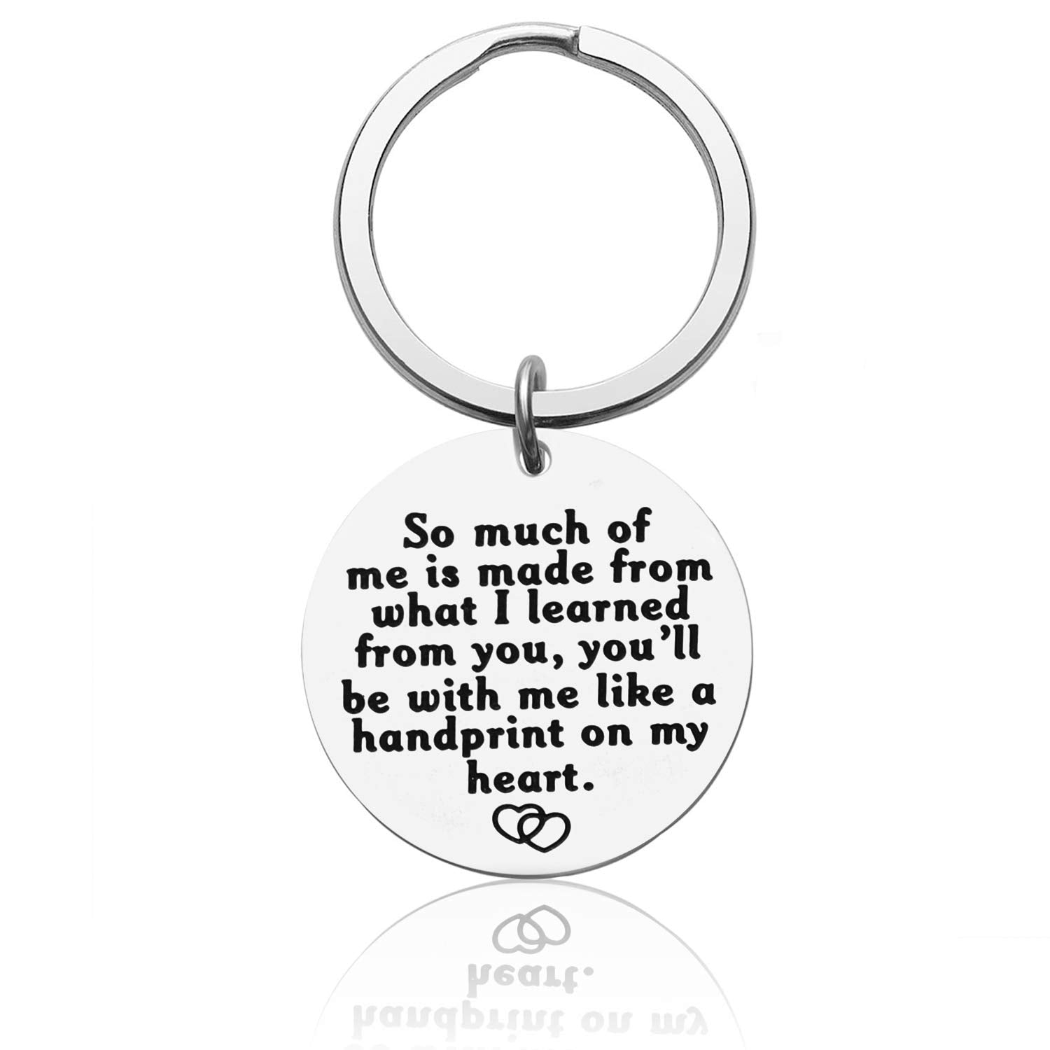 Teacher Appreciation Gift Keychain - Thank You Gift for Teachers, Women & Men - Birthday, Graduation, Valentines, Christmas, End of Year, Retirement Gift