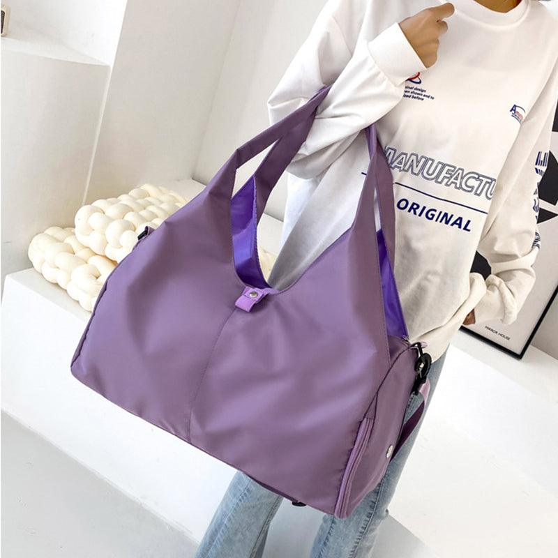Women's Yoga Bag with Dry and Wet Separation for Sports and Travel