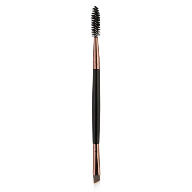 Pro Double Ended Eyebrow Eyelash Eyeliner Brushes - Beauty Makeup Tool with Single Liquid Eyeliner