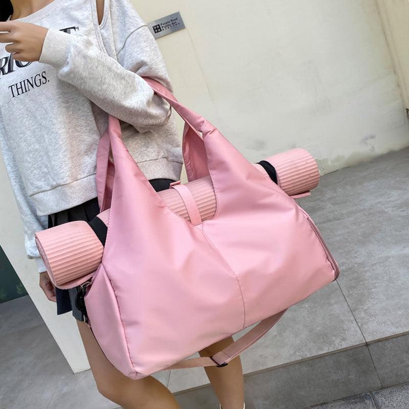 Women's Yoga Bag with Dry and Wet Separation for Sports and Travel