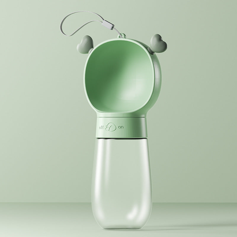 Portable Dog Water Bottle for Outdoor Walking - Twist and Turn Design