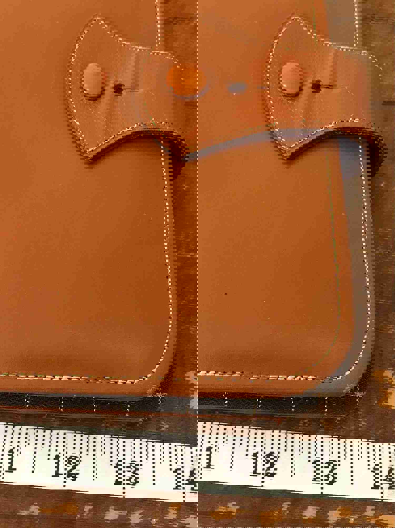 Vintage Leather Travel Tie Case - Caramel Brown, Gift for Him, Fathers Day, Traveler