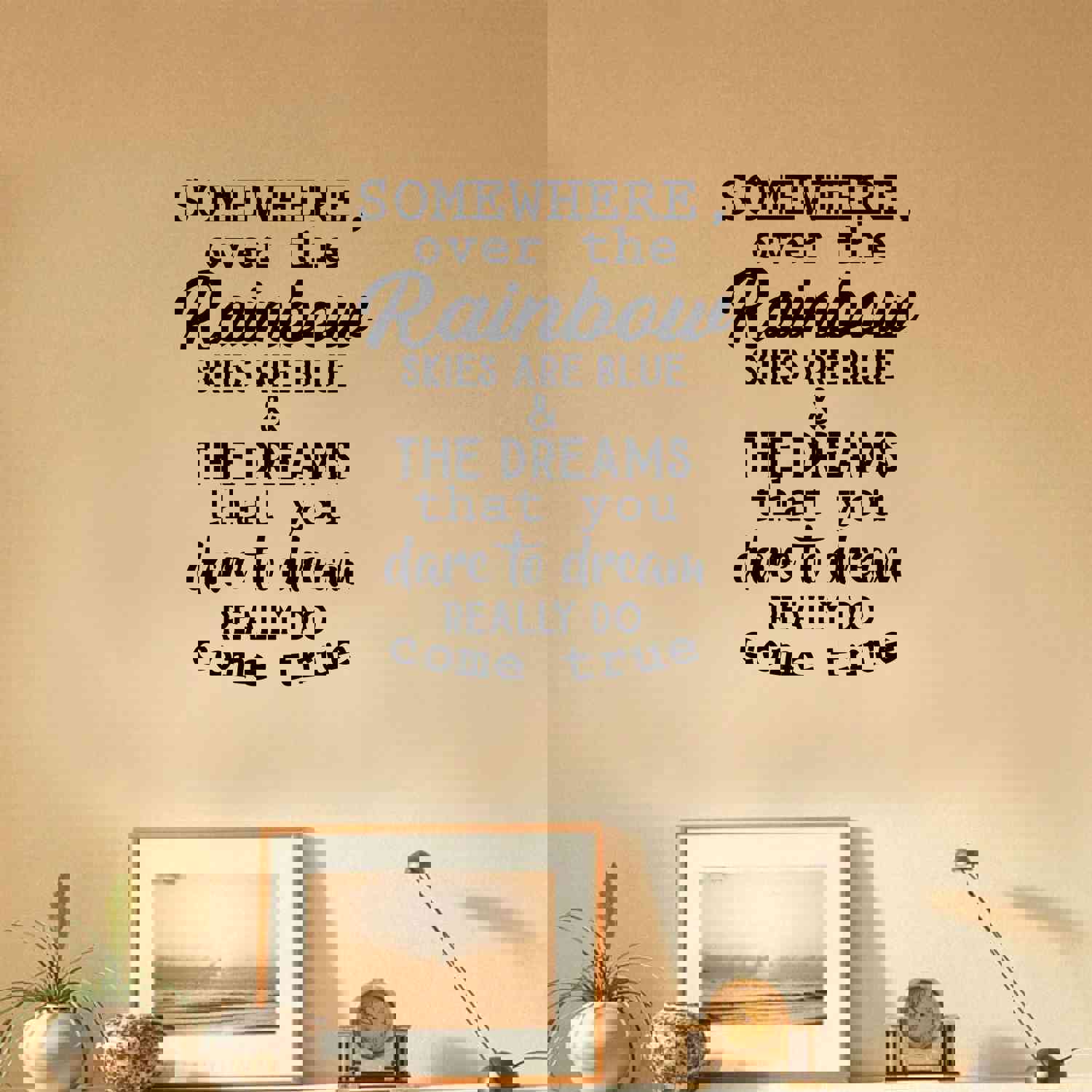 Inspirational Quote Vinyl Wall Sticker Decal - Dreams That You Dare To Dream