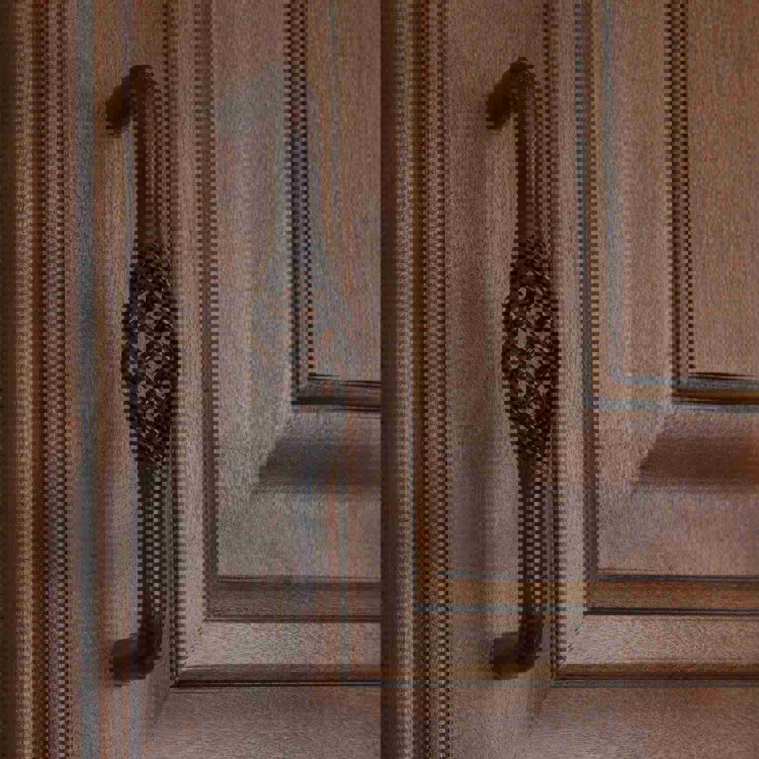 10-Pack Rustic Bronze Twisted Birdcage Cabinet Hardware Pulls with 3-3/4 Inch Screw Center