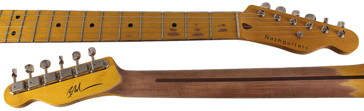 Nash T-57 Guitar, Trans Cream, Light Aging - Vintage Styled Tele Model