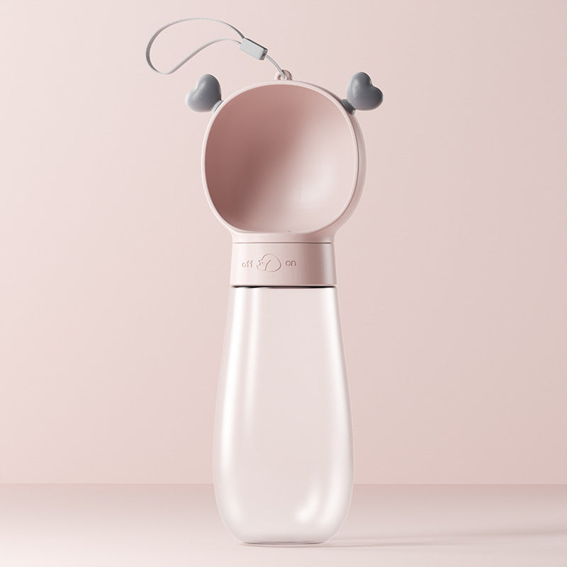 Portable Dog Water Bottle for Outdoor Walking - Twist and Turn Design