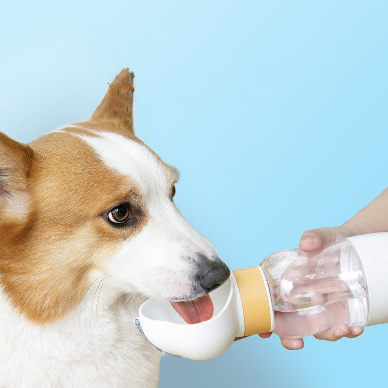 Portable Dog Water Bottle for Outdoor Walking - Twist and Turn Design