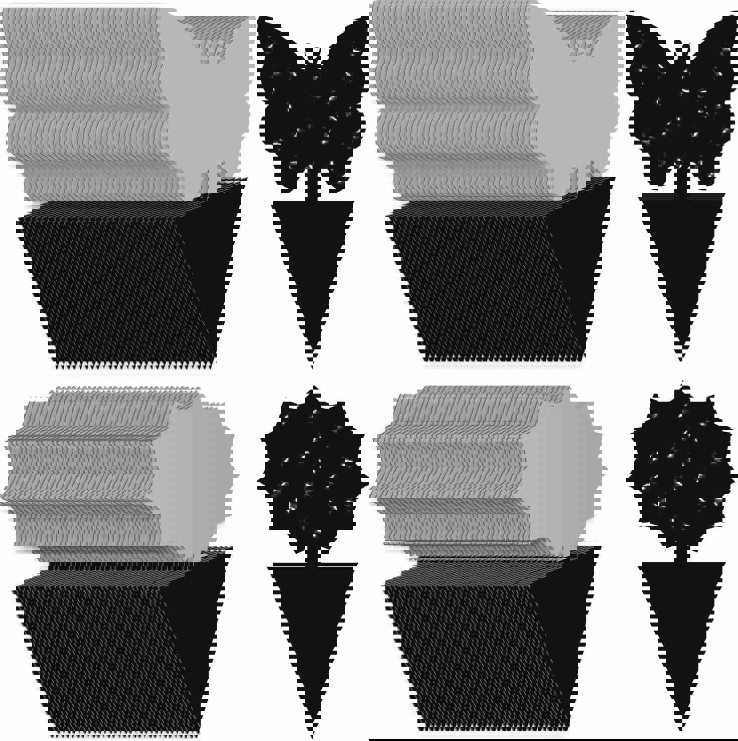 96PCS Sticky Fruit Fly Traps for Indoor & Outdoor Use - UV Resistant & Waterproof