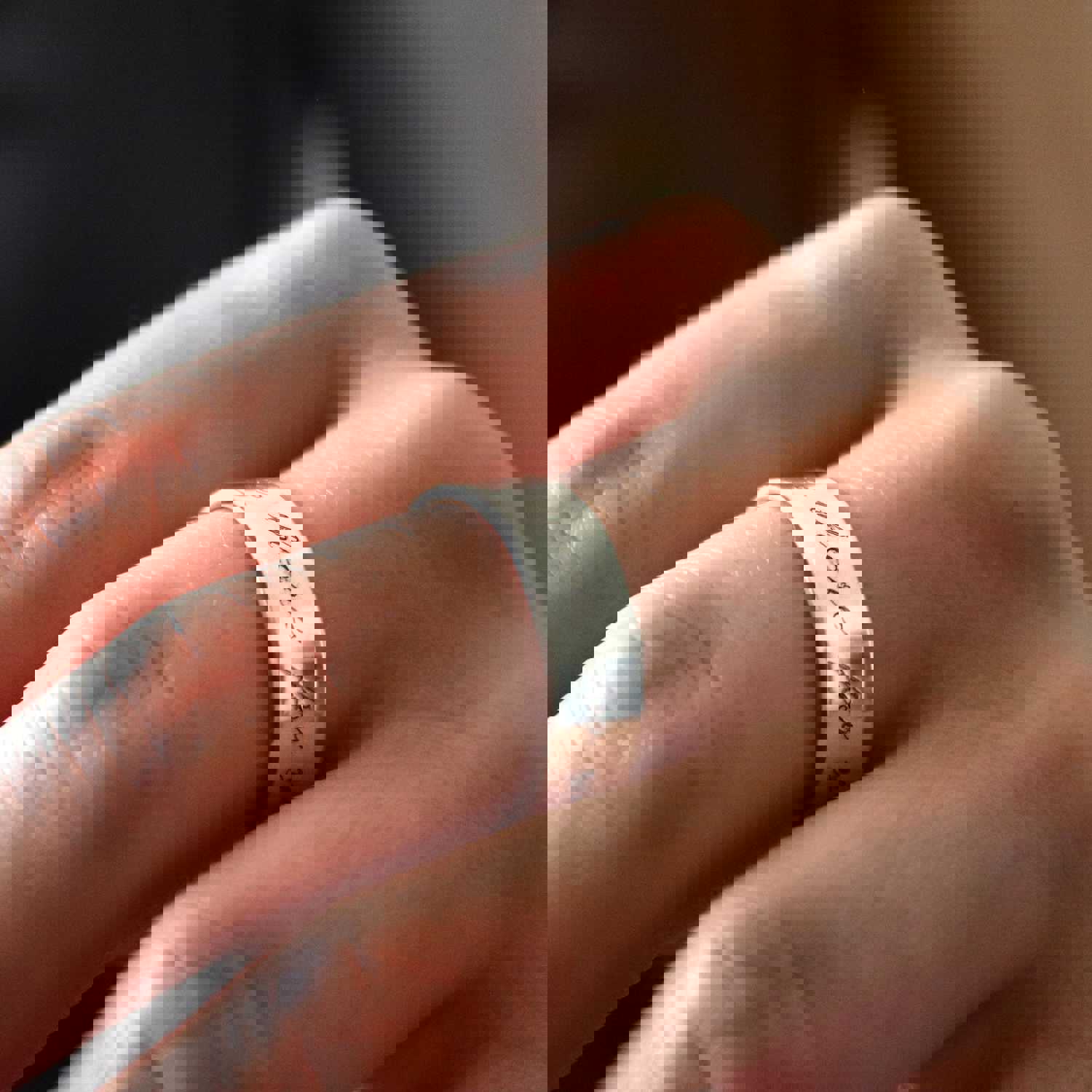 Poesie Ring - Personalized Sterling Silver Women's Birthday Gift